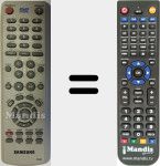 T&eacute;l&eacute;commande pour remplacer AK5900008D