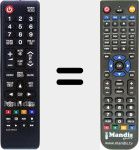 T&eacute;l&eacute;commande pour remplacer AA59-00603A