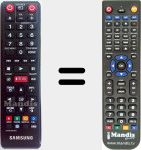 Télécommande pour remplacer TM1241 (AK59-00145A)