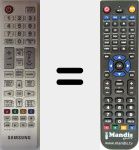 Télécommande pour remplacer TM1240 (AA5900715A)