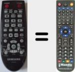 T&eacute;l&eacute;commande pour remplacer TM930C (AH59-02434A)