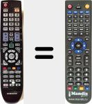 T&eacute;l&eacute;commande pour remplacer BN59-00706A