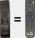 Télécommande pour remplacer CTX156