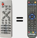 T&eacute;l&eacute;commande pour remplacer RRMCGA001SJSA