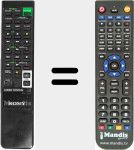 Télécommande pour remplacer RM-S311 (169313111)