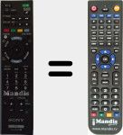 Télécommande pour remplacer RMED053 (149199521)