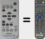 Télécommande pour remplacer RMPJ6 (148717712)