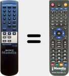 T&eacute;l&eacute;commande pour remplacer RM-D320 (146731611)