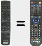 Télécommande pour remplacer RM-U265 (147363311)