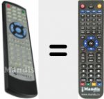 Télécommande pour remplacer MPIX358HD