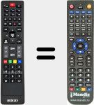 T&eacute;l&eacute;commande pour remplacer SS-4020