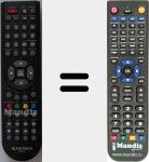 T&eacute;l&eacute;commande pour remplacer TLXR1961