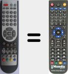 T&eacute;l&eacute;commande pour remplacer Orion (S1501DV)