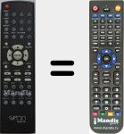 T&eacute;l&eacute;commande pour remplacer SPM250