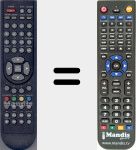 T&eacute;l&eacute;commande pour remplacer Sweex002