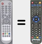 T&eacute;l&eacute;commande pour remplacer XMURMC0002