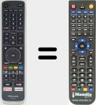 Télécommande pour remplacer EN3D39 (T210143)
