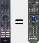 Télécommande pour remplacer ERF3B80H (T288490)
