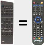 T&eacute;l&eacute;commande pour remplacer T 550