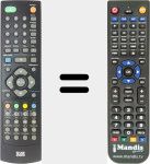 T&eacute;l&eacute;commande pour remplacer Everest (TD19A)