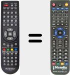 T&eacute;l&eacute;commande pour remplacer REMCON1125