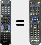 T&eacute;l&eacute;commande pour remplacer TP800