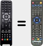 T&eacute;l&eacute;commande pour remplacer TTR500