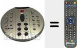 Télécommande pour remplacer CS520 (55869420)
