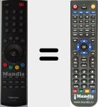 T&eacute;l&eacute;commande pour remplacer CT-90298 (75010355)