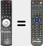 Télécommande pour remplacer CT-8003 (V30042166)