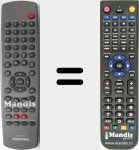 T&eacute;l&eacute;commande pour remplacer TWD50174 (TW50174)