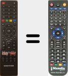 Télécommande pour remplacer LED32HS71N1