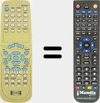 T&eacute;l&eacute;commande pour remplacer VIE007