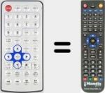 T&eacute;l&eacute;commande pour remplacer VTD7