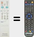 Télécommande pour remplacer VXX3092