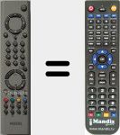 Télécommande pour remplacer RC1602 (20275655)