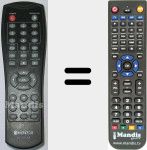 Télécommande pour remplacer X-DIV 350 USB