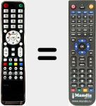 T&eacute;l&eacute;commande pour remplacer XYR-08