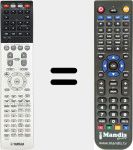 T&eacute;l&eacute;commande pour remplacer RAV472 (ZA238200)