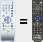Télécommande pour remplacer Tele Pilot 150 C (ZP7187R)