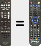 Télécommande pour remplacer RAV550 (ZT595900)