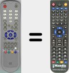 Télécommande pour remplacer RC391
