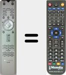 Télécommande pour remplacer RC001PM (00MZK340J0020)