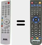 Télécommande pour remplacer RM15