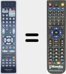 Télécommande pour remplacer RC-043SR (30701028200A)