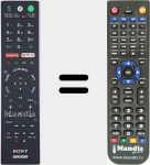 Télécommande pour remplacer RMF-TX221ES (149347122)