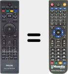 T&eacute;l&eacute;commande pour remplacer RC2084403/01 (313922851651)