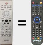 T&eacute;l&eacute;commande pour remplacer HTS3100KOK (242254900901)