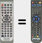 T&eacute;l&eacute;commande pour remplacer XXD3135