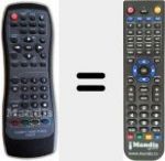 Télécommande pour remplacer DTV 6010